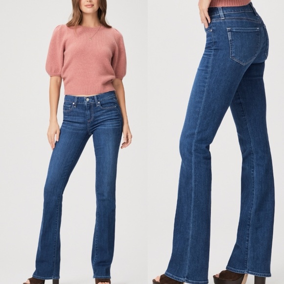Paige Manhattan Bootcut Jeans - Picture 2 of 7